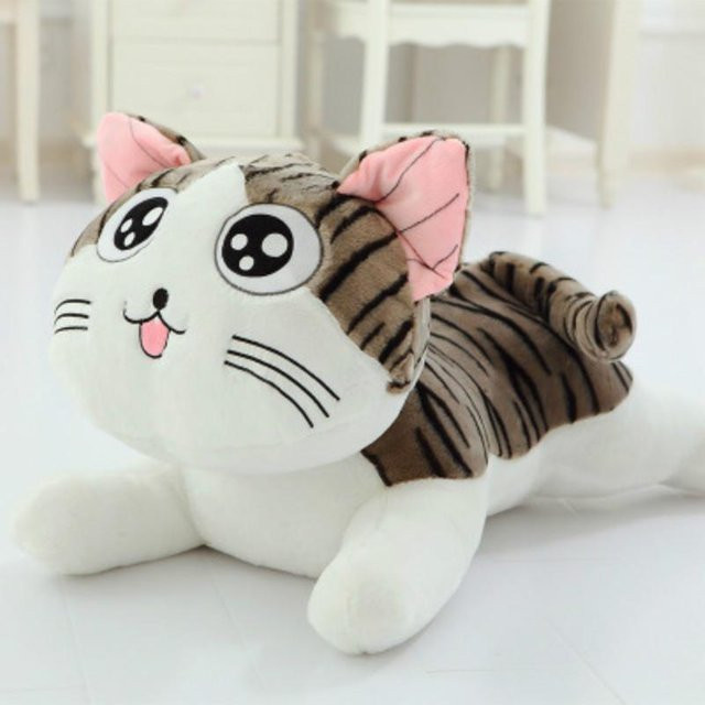 Global Toy Chi's Katze Käsekatze Stofftierpuppe, 20 cm, 1-teiliges Set - Bild 1