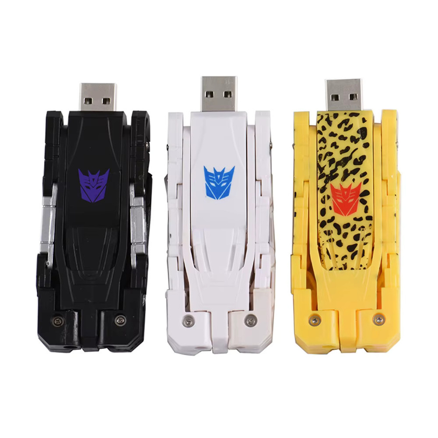 JASTER Transformers USB-Stick aus Kunststoff in Schwarz mit 64GB oder 128GB Hochgeschwindigkeits-Speicherkapazität - Bild 2