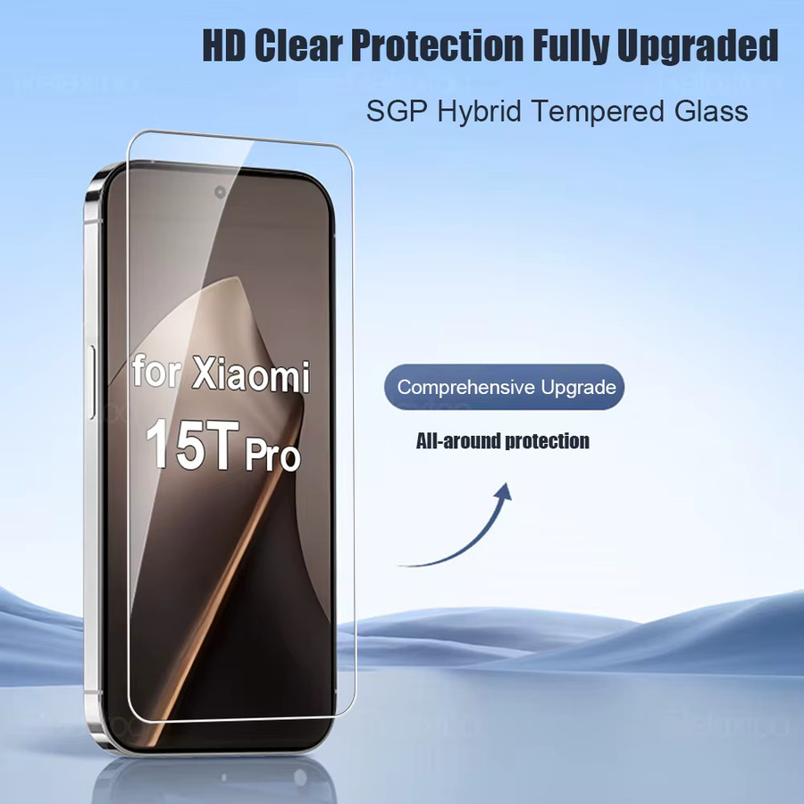 2er-Set gehärtetes Glas Display Schutzfolie für Xiaomi 15T Pro, 6,83 Zoll, transparent - Bild 1