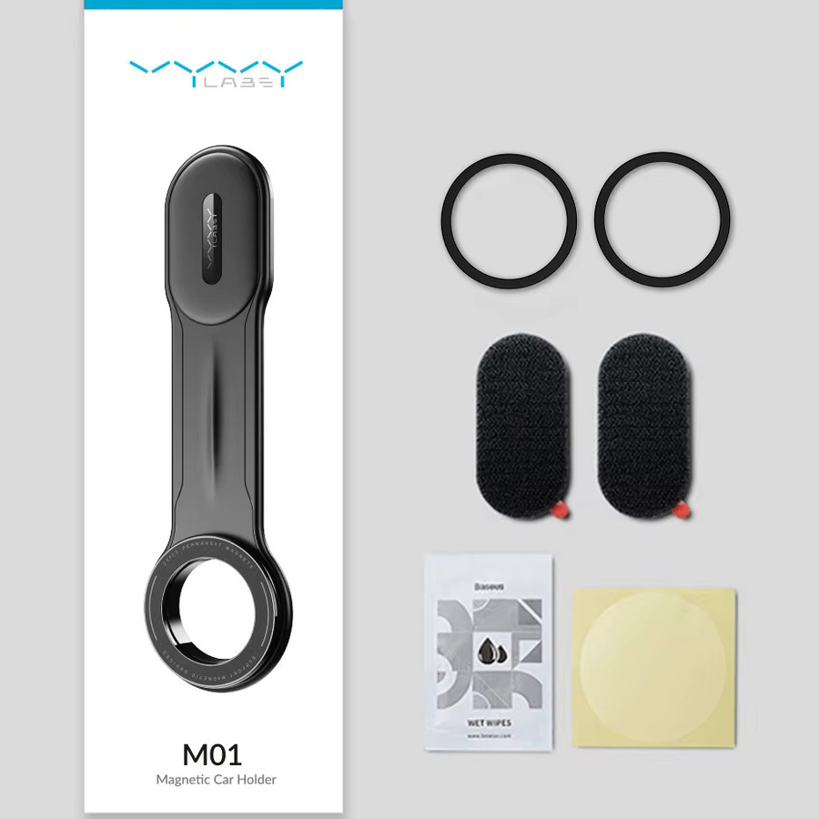 Vyvylabs Magnetische Auto-Handyhalterung mit abnehmbarem biegbarem Arm in Schwarz - Bild 9