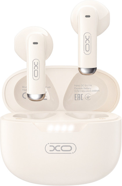 XO Design G50 Bluetooth-Freisprecheinrichtung mit TWS-Funktion in Beige - Bild 1