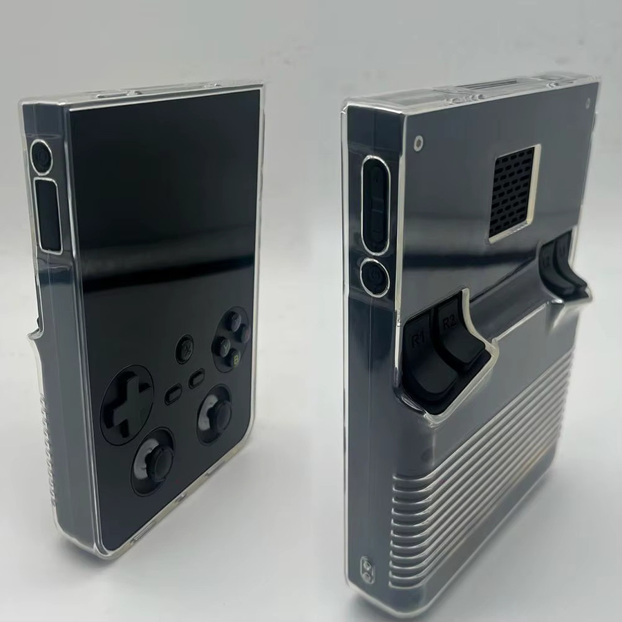 ANBERNIC RG 477V Schutzhülle für Handheld-Gaming-Konsole, stoßfeste und kratzfeste Aufbewahrungsbox in Schwarz und Transparent - Bild 5
