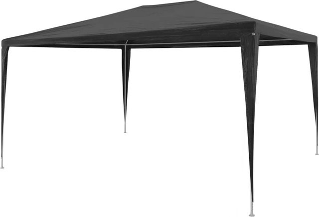Furnicato Partyzelt mit PE-Dach in Anthrazit, B/T/H: 400 x 300 x 255 cm - Bild 1