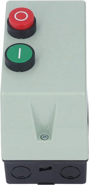 Wasserdichter Magnetschalterkasten aus Kunststoff, schwer entflammbar, einphasig 220V 230V 9-13A, grau - Bild 1