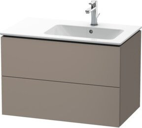 Duravit Waschtischunterschrank L-Cube mit 2 Schubladen, Becken rechts, B/T/H: 82 x 48,1 x 55 cm - Bild 1