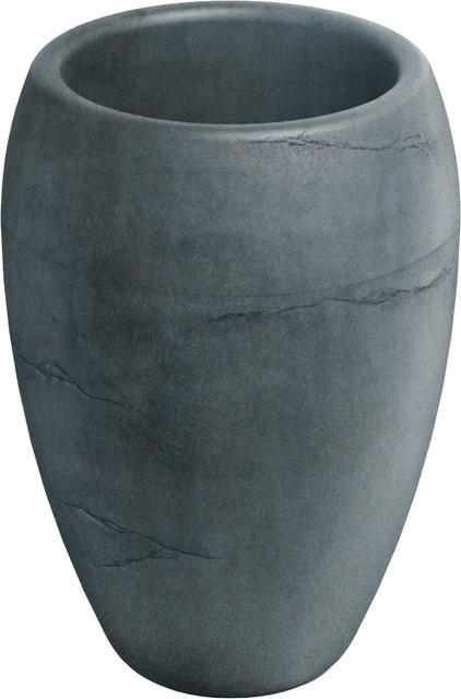 Prosperplast Blumentopf Cano modern Betongrau Höhe: 54 cm, Durchmesser: 40 cm - Bild 1