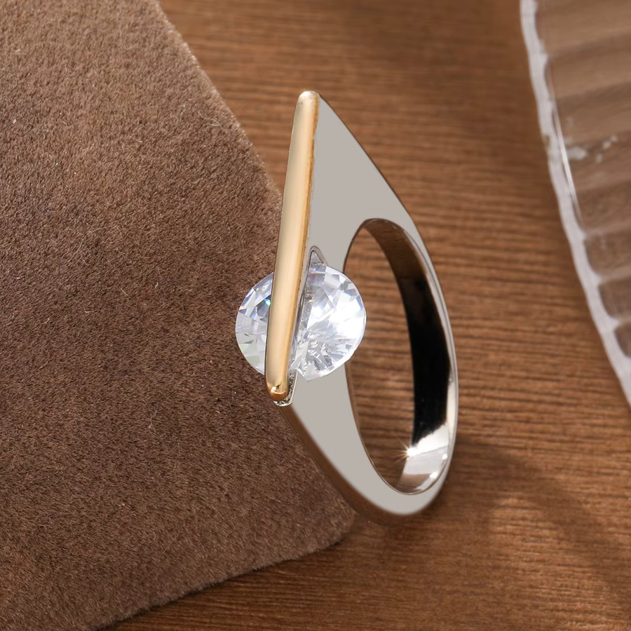 JYXIT Ring Kupfer, Bicolor, Kristall, Zirkonia, Damen - Bild 2