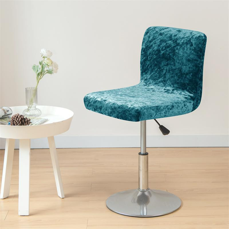 Bestbags Stretch-Barhocker-Bezug aus Jacquard-Polyester in Türkis für Barhocker mit kurzer Rückenlehne - Bild 1