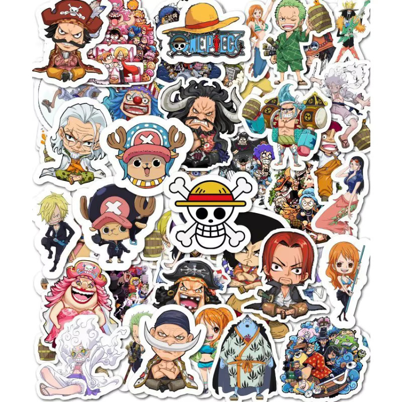 ONE PIECE Cartoon-Anime wasserfeste Aufkleber zur Dekoration von Notizbüchern und Handys in Multicolor - Bild 2