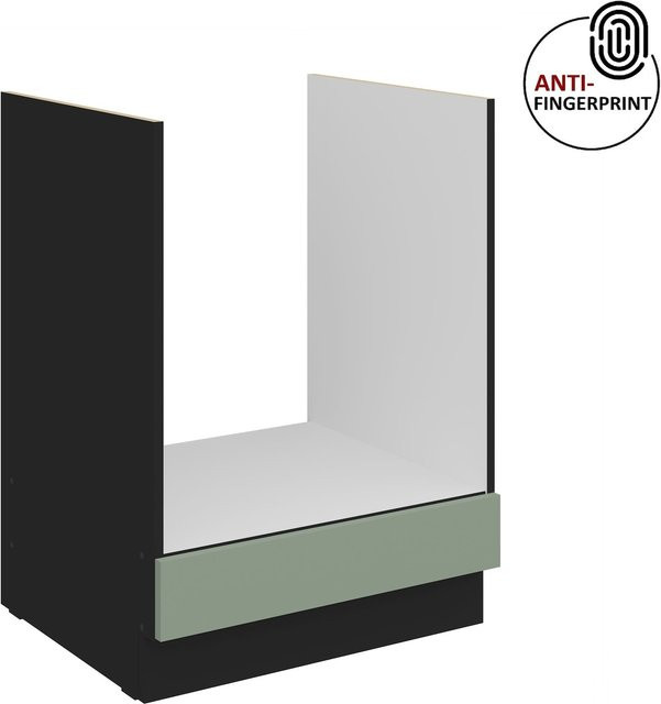 Küchen Herdschrank ARIA in Aquamarin matt mit Anti-Fingerprint-Beschichtung, Breite: 60 cm - Bild 1