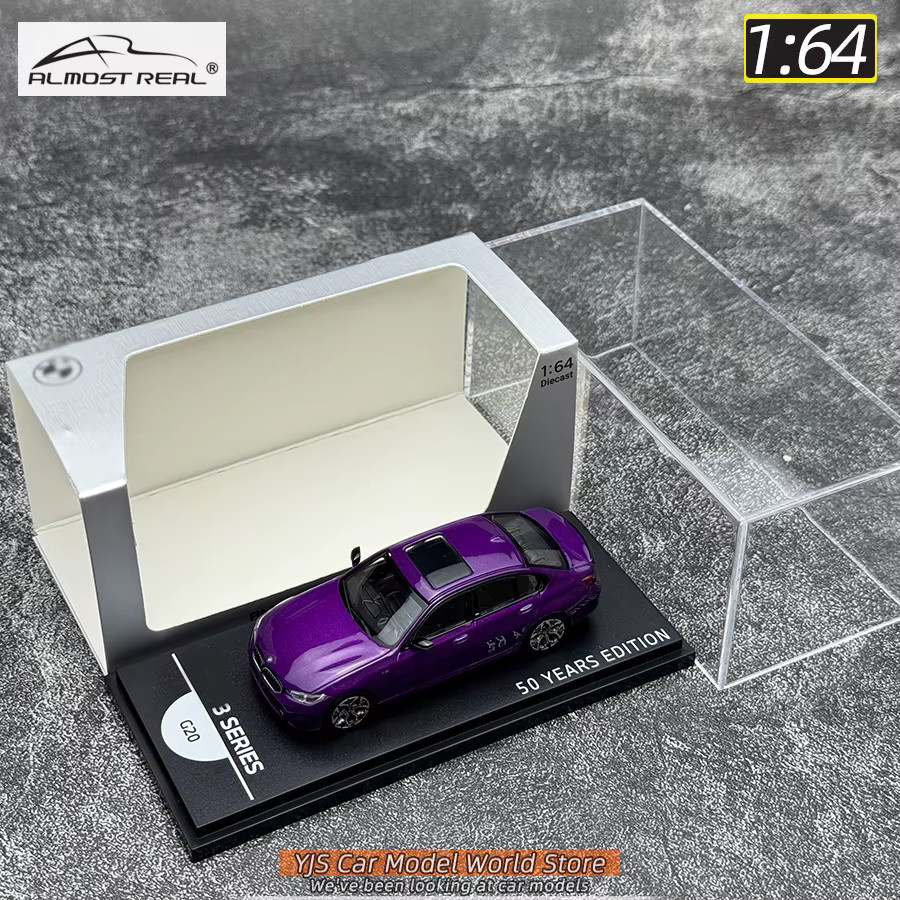 Almost Real 50 Jahre 7 GENERATIONS 3 Serie E21 E30 E36 E46 E90 F30 G20 I3 G28 Automodell, 1:64, Metall - Bild 2