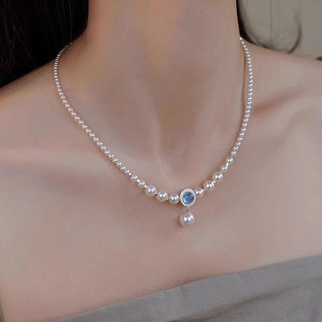 Lucky Star Jewelry Halskette 925 Silber, Perle, Damen - Bild 1