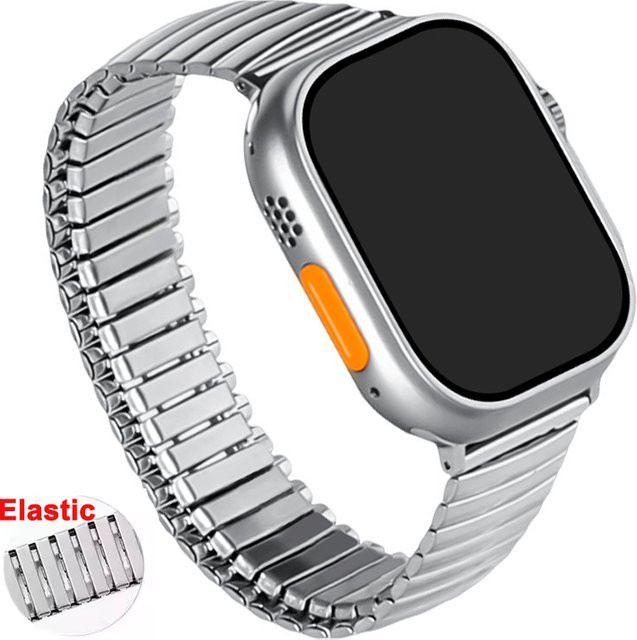 HQstrap Uhrenarmband Edelstahl, Silber, Unisex - Bild 1