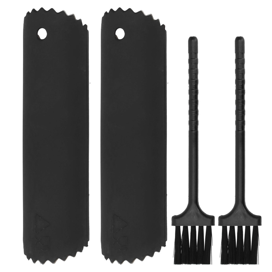 TOMTOP JMS Knoblauchschäler Set aus Silikon in Schwarz mit Walze und Bürste für die Küche - Bild 7