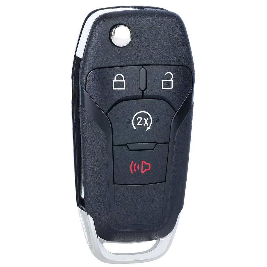 KEYECU Fernbedienung Auto Schlüsselanhänger 434 MHz für Ford F250 F350 F450 F550 F650 F750 2023 2024 Schwarz N5F-A08TBLP 164-R8337 - Bild 2