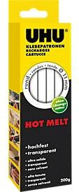 UHU Hot Melt Heißklebepistolen Patronen transparent, 10 Stück, 20 g pro Stück - Bild 1