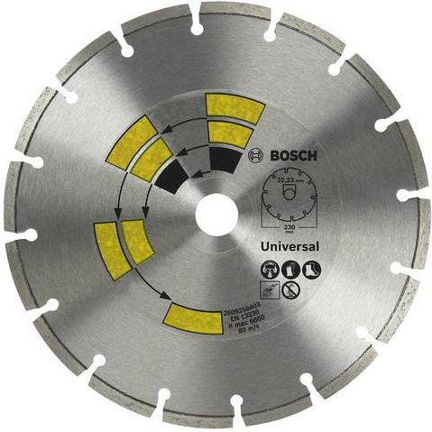 Bosch Universal Diamanttrennscheibe in Silber, Durchmesser: 115 mm - Bild 1
