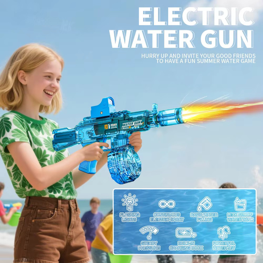 CTMA Wasserpistole, Automatische Elektrische, Grau, Blau - Bild 2