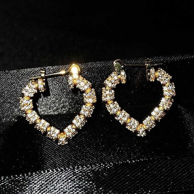 YIRAN Jewelry Diamant-Ohrstecker, 585 Gelbgold, Damen - Bild 1