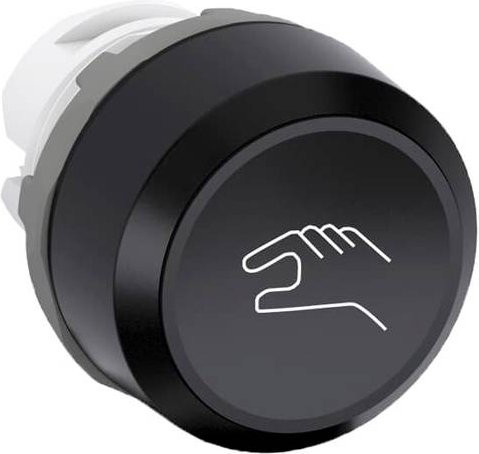 ABB MP1-7106 Drucktaster-Vorsatz in Schwarz aus Kunststoff - Bild 1