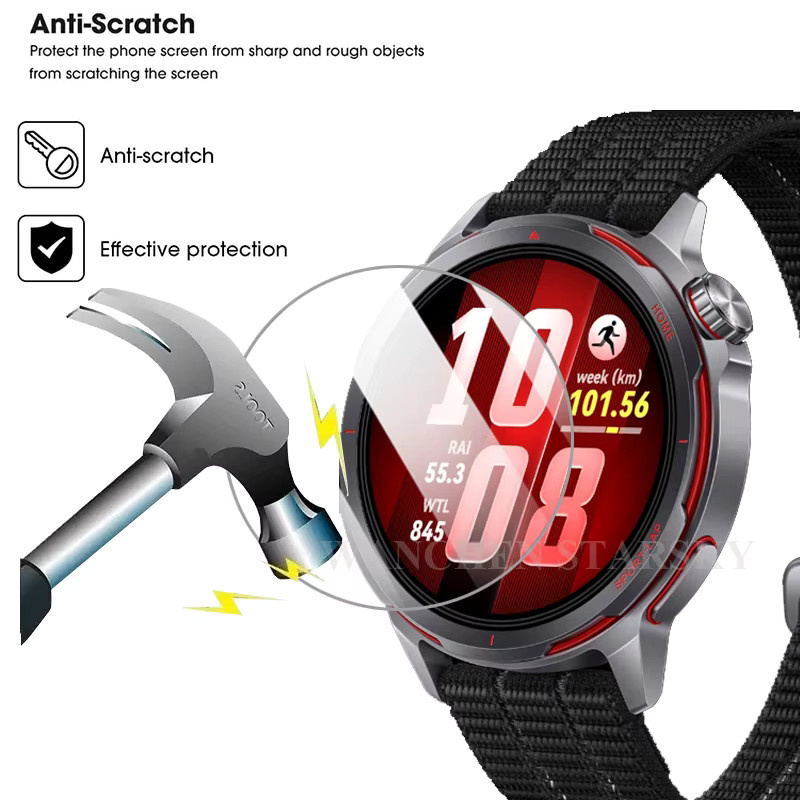 Displayschutzfolie Huawei Watch GT Runner 2, Glas, transparent - Bild 3
