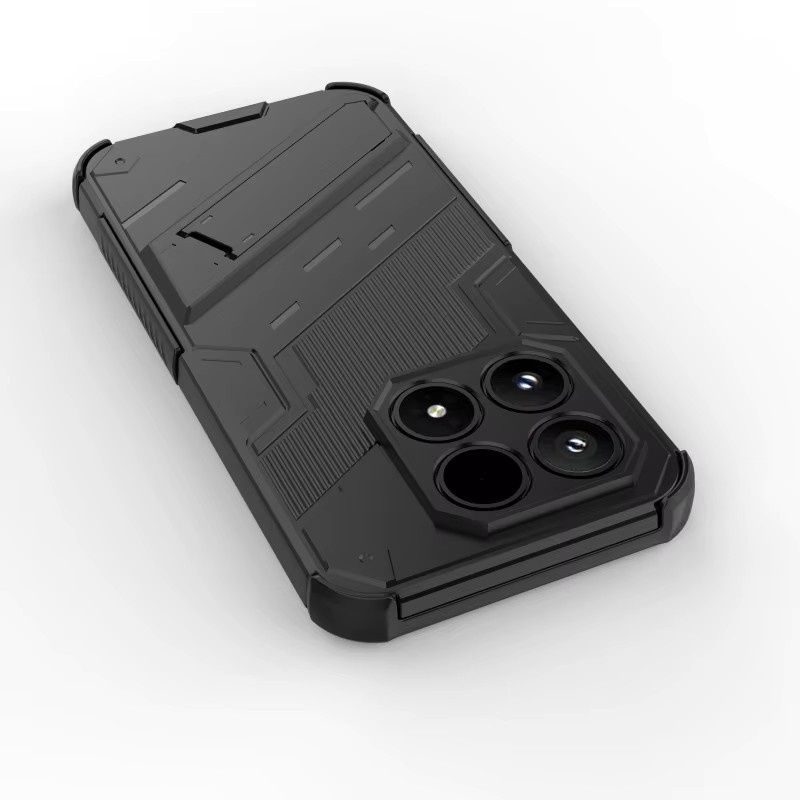 Stoßfeste Schutzhülle mit Ständer für Xiaomi 17 in Blau - Bild 2