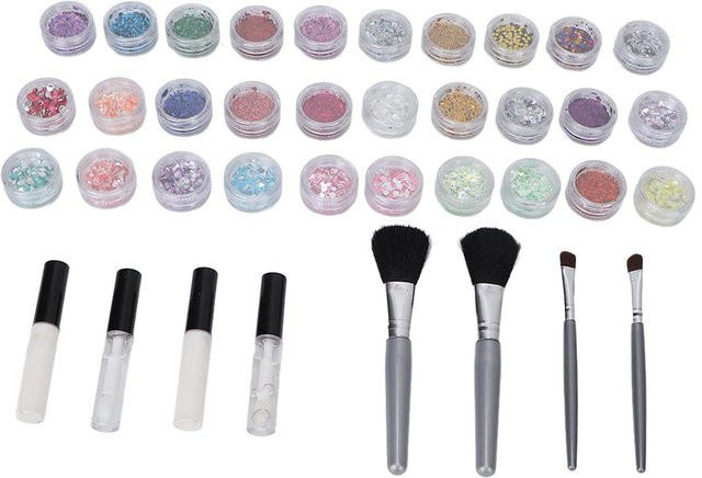 TOMTOP JMS Nailart Pailletten, gray, Glänzend - Bild 1