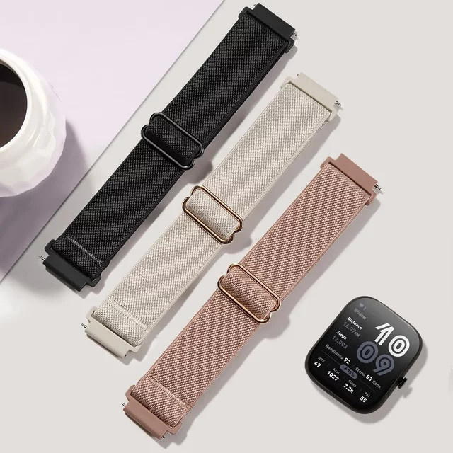 Uhrenarmband Nylon, Schwarz, Unisex - Bild 1