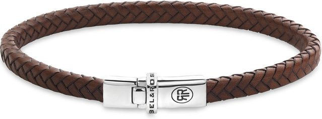 Rebel & Rose Armband, Braided, Cognac, Herren, Xtra Small - Bild 1