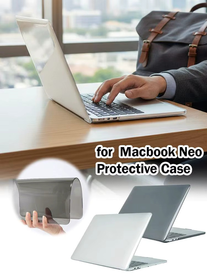 Transparente kratzfeste Schutzhülle für Apple MacBook Neo 13" - Bild 3