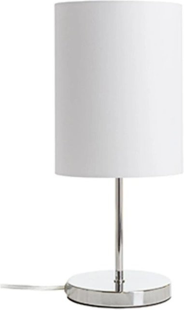Rendl Tischleuchte NYC/RON mit Polycotton-Schirm in Weiß und LED-Technik - Bild 1