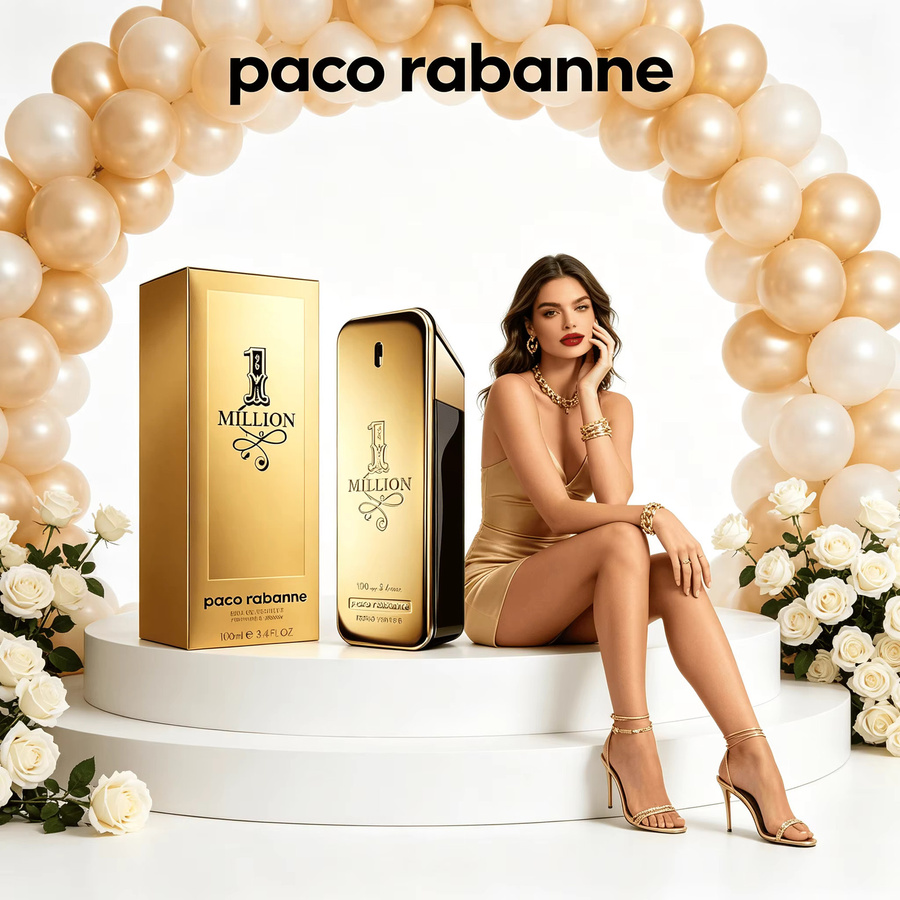 Paco Rabanne 1 Million Eau de Toilette, 100 ml, Herren, würzig, holzig - Bild 4