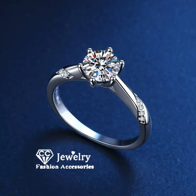 CC&BYX Ringe, Silber, Diamant, Zirkonia, Damen - Bild 1