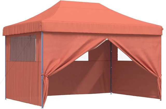 vidaXL Party-Zelt in Terrakotta aus Oxford-Stoff, H x B x T: 315 x 410 x 279 cm - Bild 1