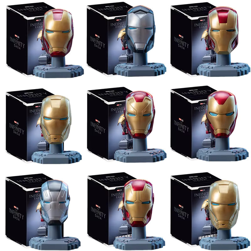 ZDTDS Iron Man Helmmaske, Actionfigur, Marvel, Rot - Bild 4