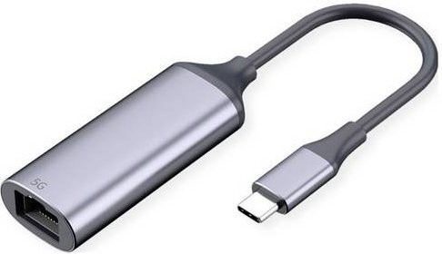 Value USB-C auf RJ45 Ethernet Adapter Silber 13 cm - Bild 1