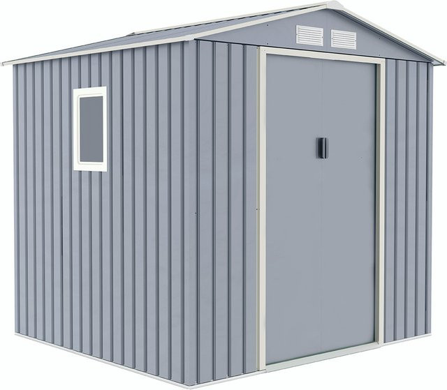 Gartenhaus aus Metall Melilla H x B x T: 204,5 x 214 x 194 cm - Bild 1