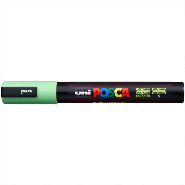 uni POSCA-Marker PC-5M Permanentmarker mit feiner Spitze 1,8-2,5mm in Hellgrün - Bild 1