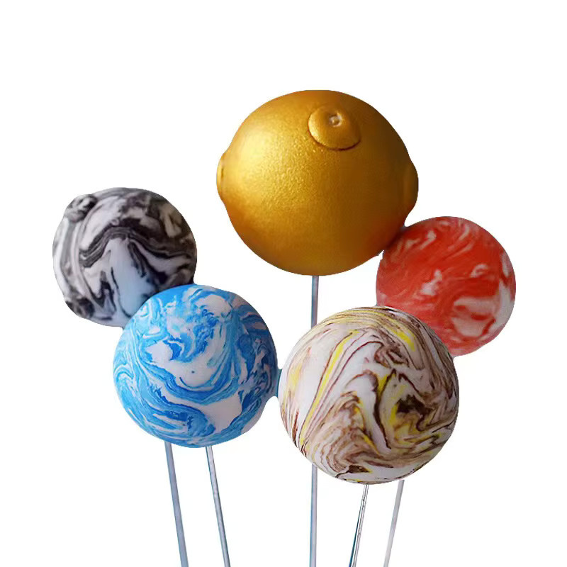 Ataozhekou Kuchen Topper Planet Serie Weltraum Dekoration für Kindergeburtstage in Mehrfarbig - Bild 2
