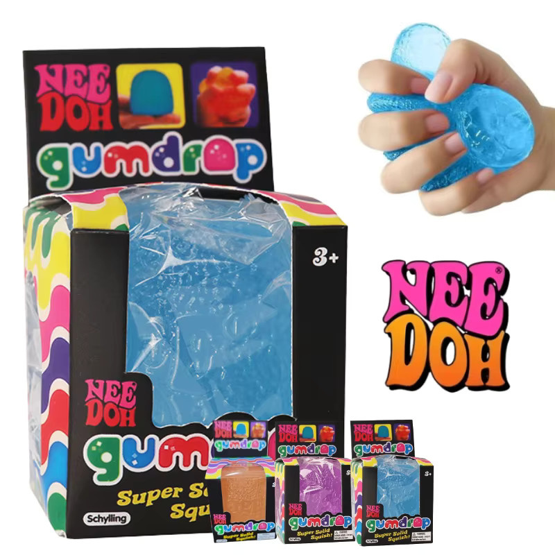 Schylling Nee Doh Gumdrop, Fidget-Spielzeug, Stressbälle, 1er-Pack - Bild 4