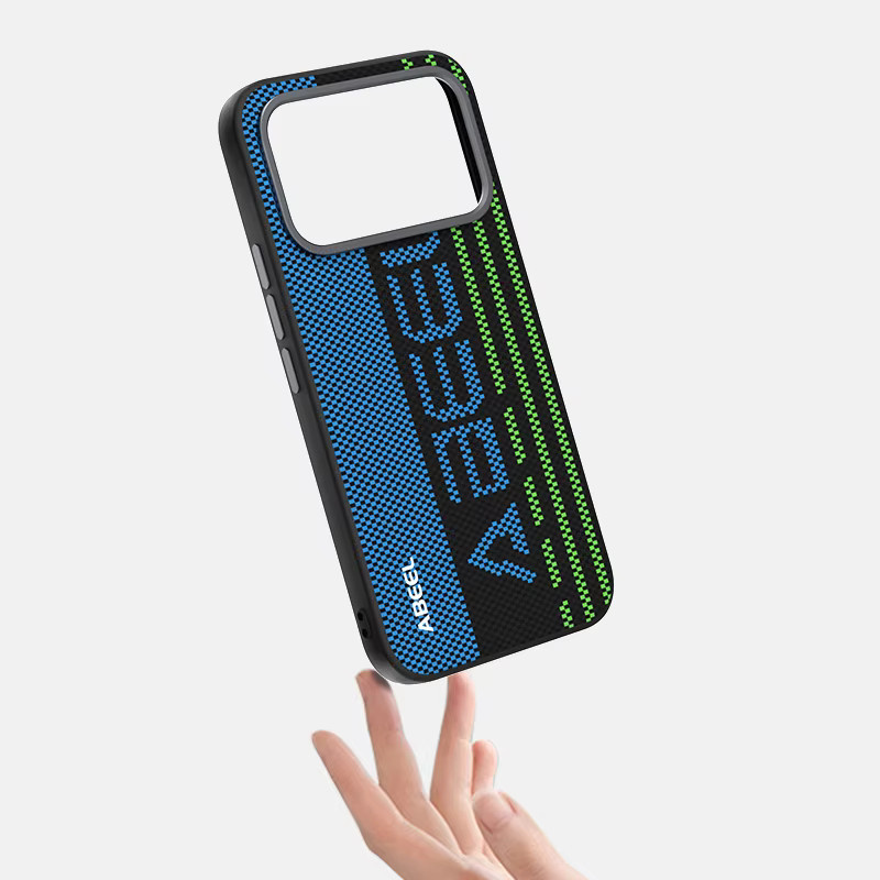 Luxus Business Schutzhülle mit Relief Muster für Xiaomi Poco F8 und F7 Pro Ultra, Magnetische Ladung, Legierung und Anti-Drop Design - Bild 3