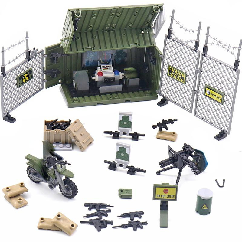 Linyi toy Kommandozentrale Einrichtung Gebäude Bausteinset Militär - Bild 4