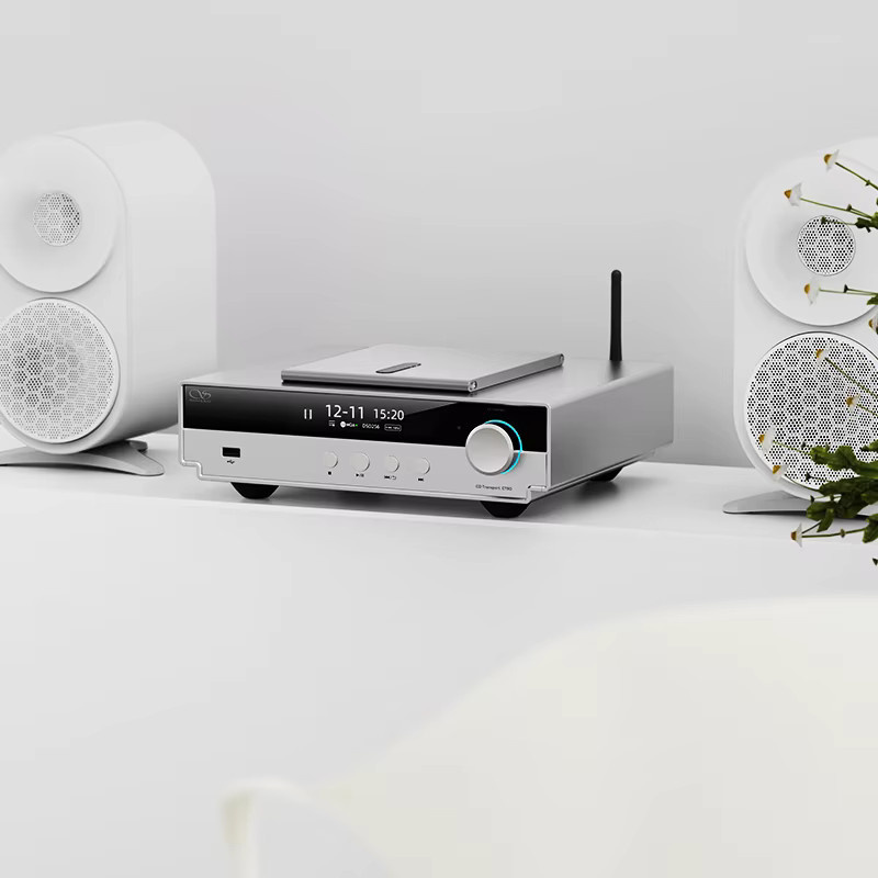 Shanling CT90 Hi-Fi CD-Transportgerät mit MQA-Unterstützung und Bluetooth 5.0 in Silber - Bild 2