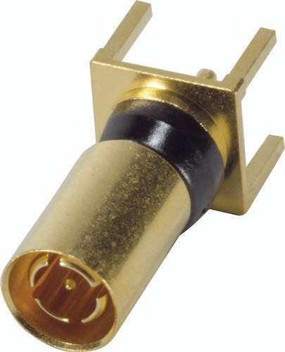 HARTING Koaxialkontakt 09030006165 aus Messing mit Goldbeschichtung - Bild 1