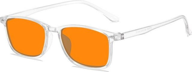 Yiran Health & Beauty Korrektionsbrille, quadratisch, Vollrand, Kunststoff, Unisex, orange, rot, white - Bild 1