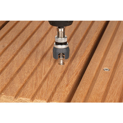 Wolfcraft Bithalter aus Edelstahl in Grau - Bild 3