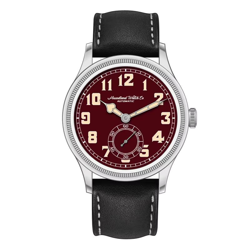 Hruodland Armbanduhr Automatik, Edelstahl, Schwarz, Herren - Bild 7