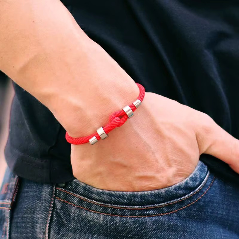 Armband Edelstahl, Silber, Herren - Bild 1