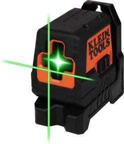 Klein Tools Kreuzlinienlaser grün selbstnivellierend mit 15 m Reichweite in Schwarz-Grün - Bild 1