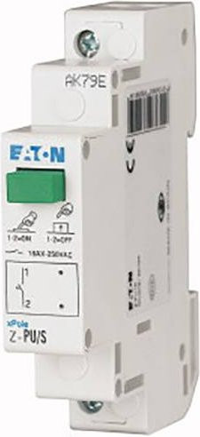Eaton Drucktaster 16A 2 Schließer 230V in Weiß - Bild 1